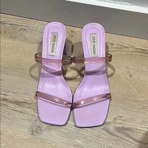 Steve Madden Lavender Heeled Sandals